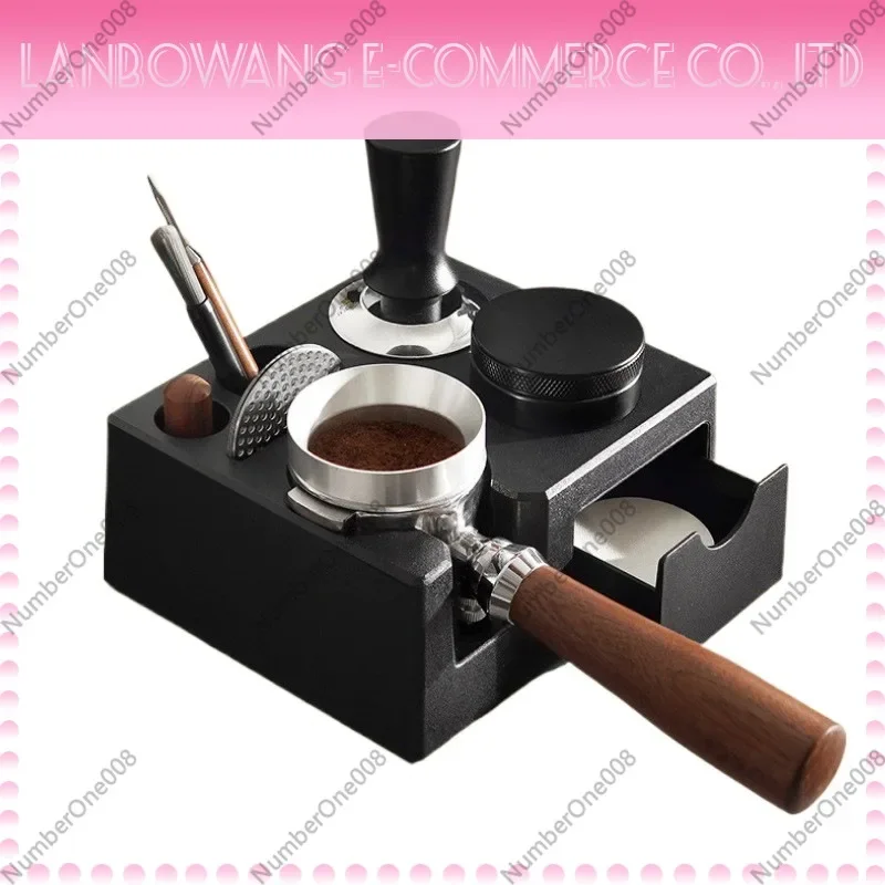 base-para-tamper-de-cafe-3-pecas-suporte-distribuidor-de-cafe-ferramentas-e-acessorios-para-barista-suporte-preto-de-51mm-para-espresso
