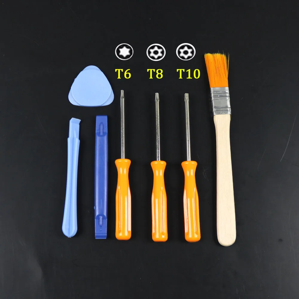 1 Set Safety Screwdriver Torx T6 T8 T10 For Xbox One 360 Series  For PS3 PS4 PS5 Anti Pry Hole Repairing Opening Tools