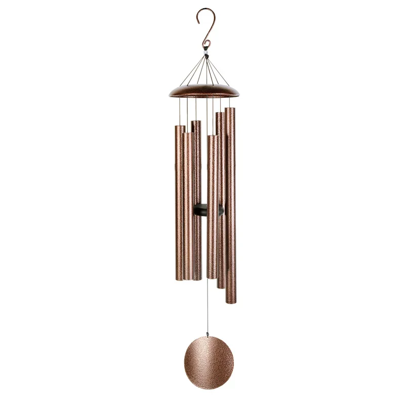 

outdoor garden pastoral cool stop balcony metal aluminum tube music wind chime pendant