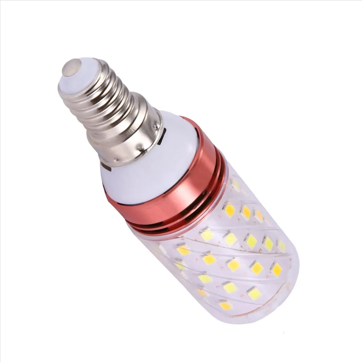 3 Color Temperatures Integrated SMD LED Corn Lamp E14 AC85V - 265V Warm White High-A62I