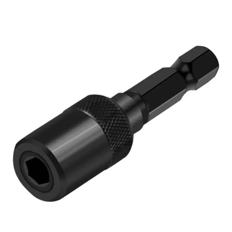 652F 1/4 inch Hex Shank Quick Release Electric Screwdriver Magnetic Extension Rod Bit Holder 60mm