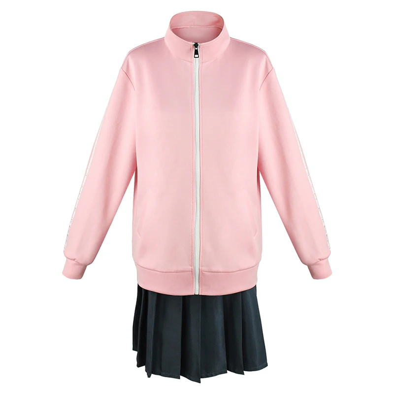 Gotou Hitori Cosplay Bocchi The Rock Gotou Hitori Cosplay Costume JK Uniform Pink Jacket Skirt Wig Suit Halloween Anime Cosplay