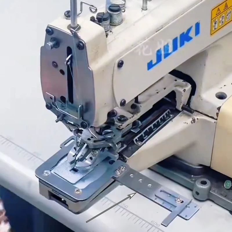 تحديد المواقع حاكم/الدليل ل JUKI MB-372 MB-373 MB-1377 زر المجاري إرفاق ماكينة خياطة تحديد المواقع المسافة #2