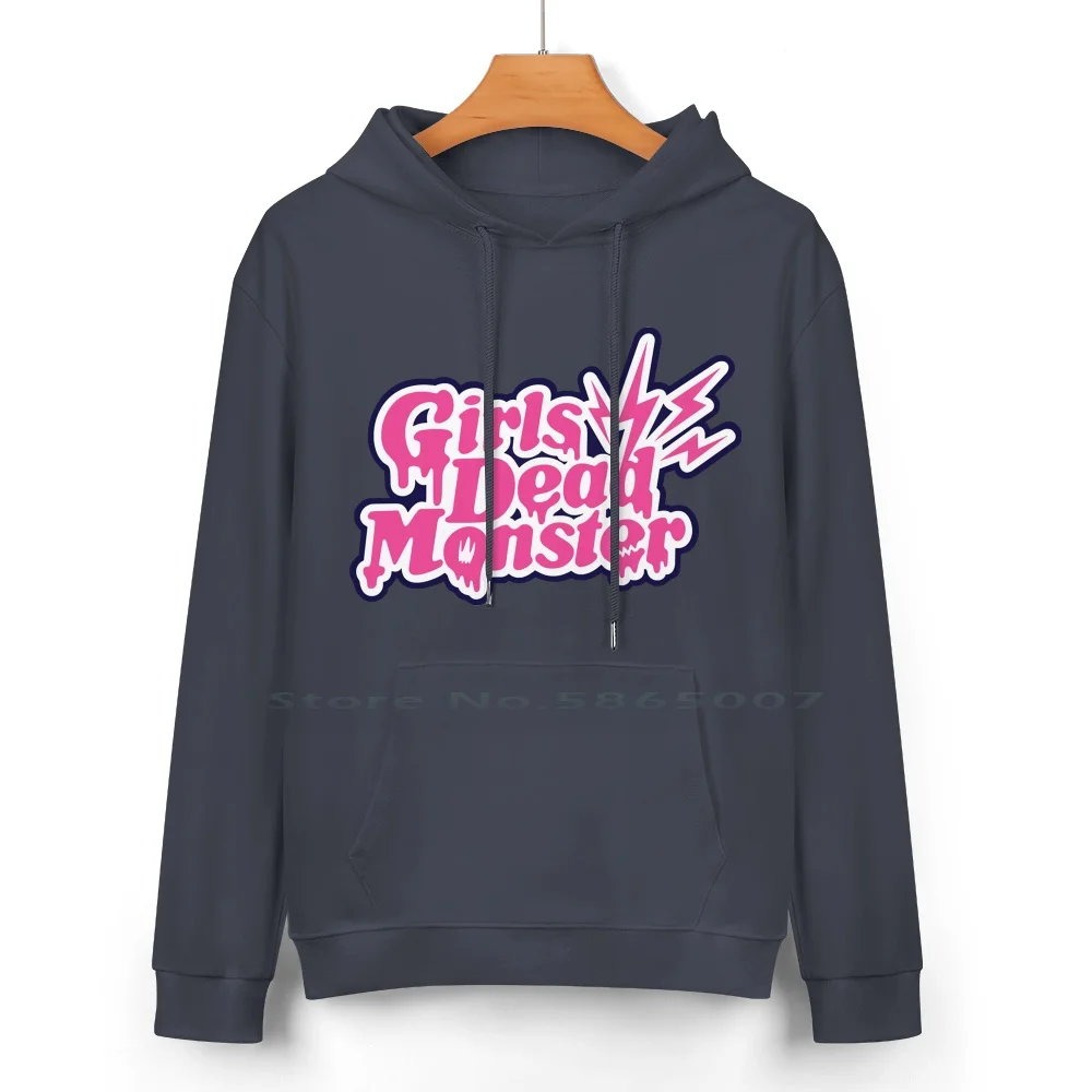 Girls Dead Monster Pure Cotton Hoodie Sweater 24 Colors Skull Cute Halloween Horror Anime Angel Girls Dead Monster Manga Cool