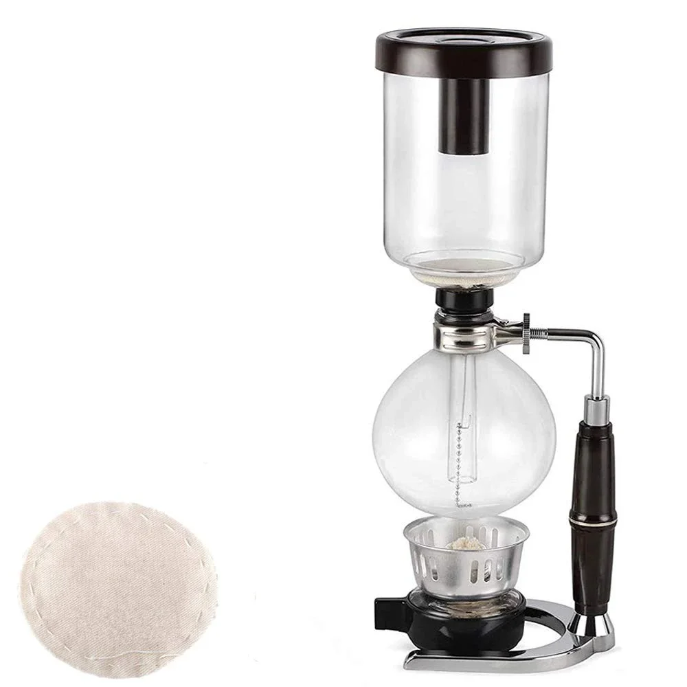 TABLETOP SYPHONE COFFEE POT/Brand syphon  pot /Brew  /tea pot GLASS COFFEE TOOL SIPHON (SYPHON) (ALCOHOL BURNER)