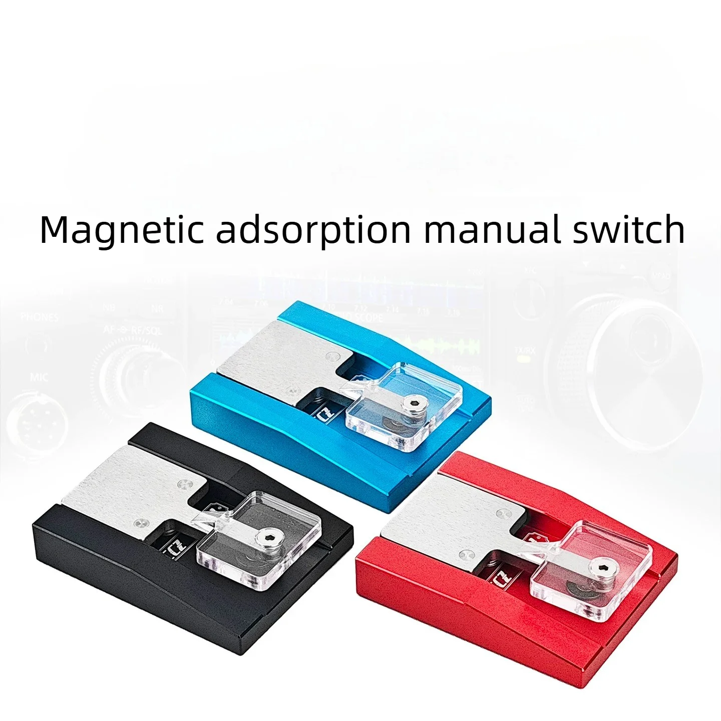 Portable Magnetic Cookie Style Straight Morse Code Key with 3.5mm Jack for Shortwave Radio CW Lightweight Mini