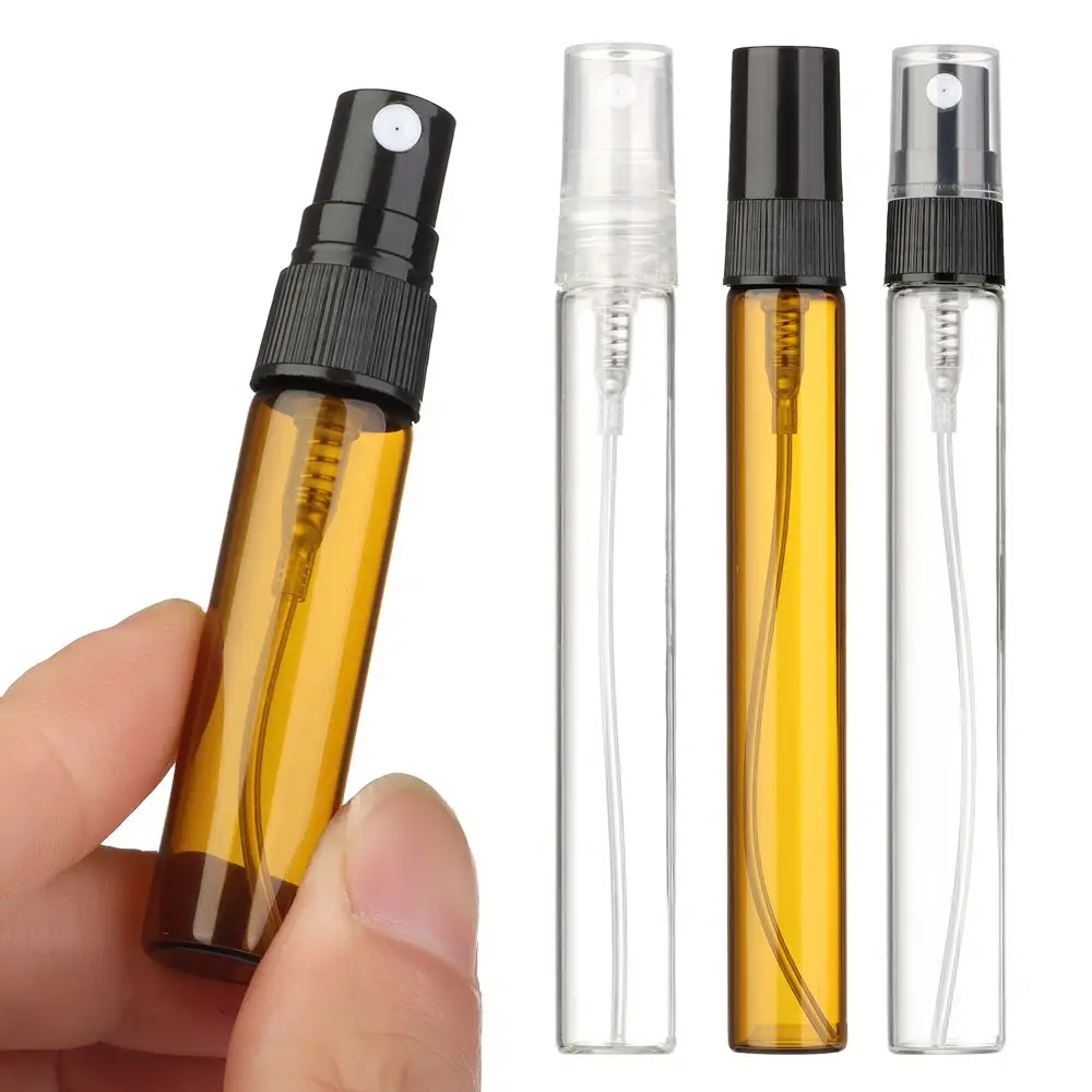 Portable Glass Perfume Bottle Leak Proof Refillable Sprayer Perfume Atomizer Bottles Mini Size Mist Spray Bottle