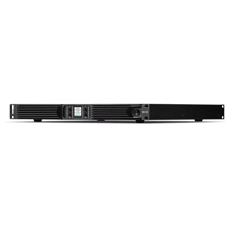4×1000W 1U Class D Digital Power Amplifier Wide Voltage Professional Drive For Line Array Stage Speaker