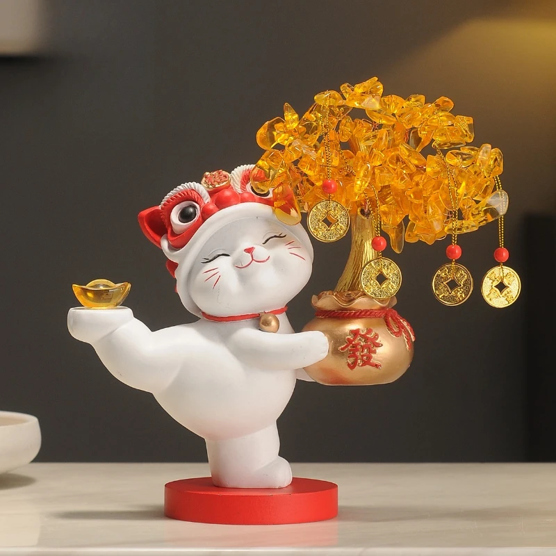 شجرة الحظ محظوظ القط زخرفة خزانة مشروبات تلفزيون خزانة افتتاح متجر الهدايا صفحة الخروج غرفة المعيشة هووسورمينغ هدية #1