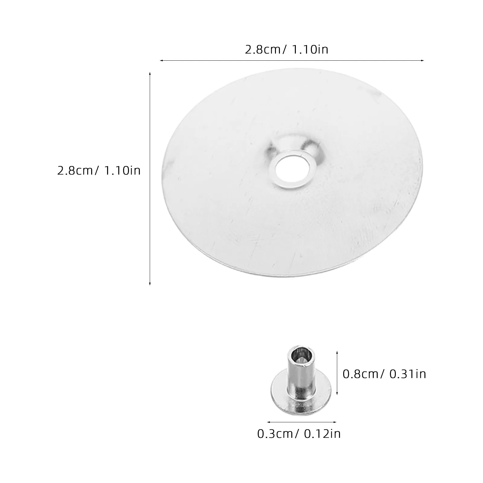 17Pcs Tenor Sax Resonators Stainless Steel Snap in Sax Reflectors Pad Cup Hardware Saxophone Repair Parts Tone Upgrade Kit