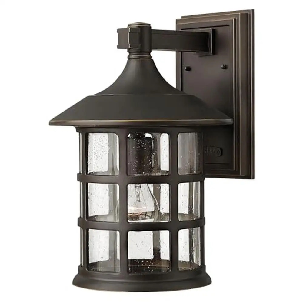 

Freeport Traditional Bronze Wall Mount Lantern Outdoor Light Fixture 10"x15.25" 120V Hardwired Classic New England Design Cast