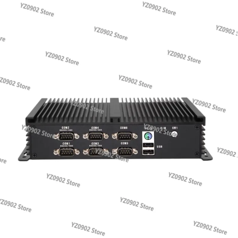 كمبيوتر صناعي صغير جديد مدمج Intel I5 10310U/8260U Dual LAN 6 منفذ تسلسلي Win10/11 Linux متوافق