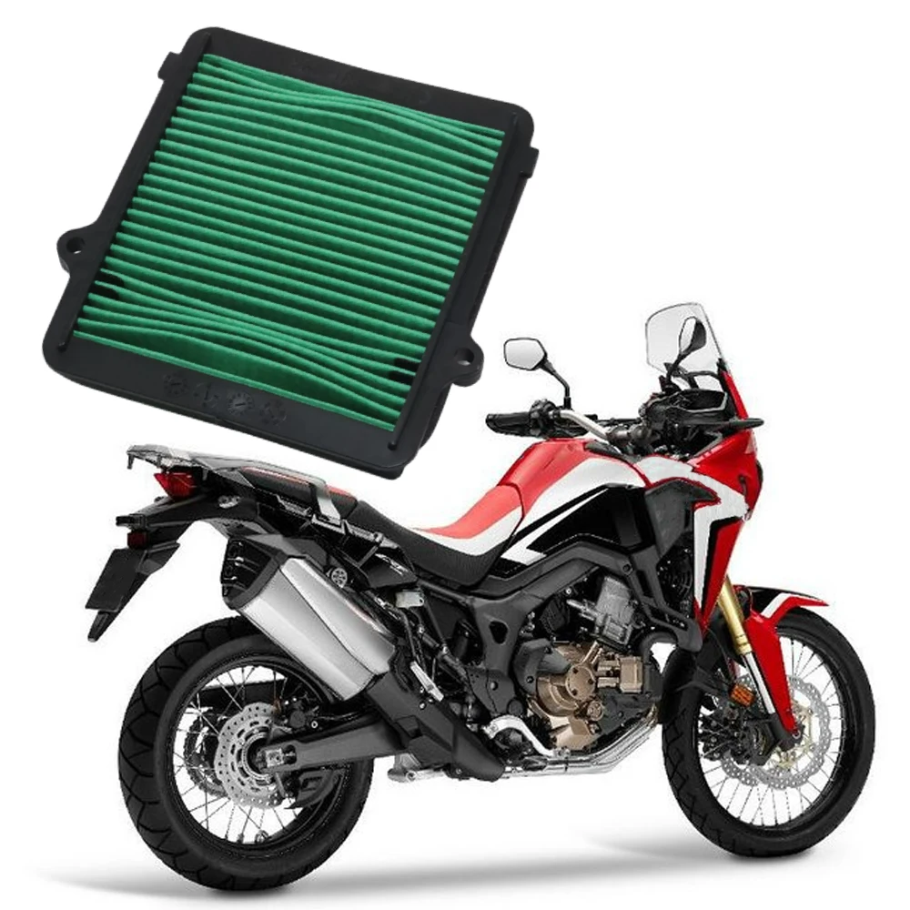 

17210-MJP-G50 For Honda CRF1000L Africa Twin ABS DCT 2016 2017 2018 2019 13*12cm/5.1*4.7inch Green Air Cleaner