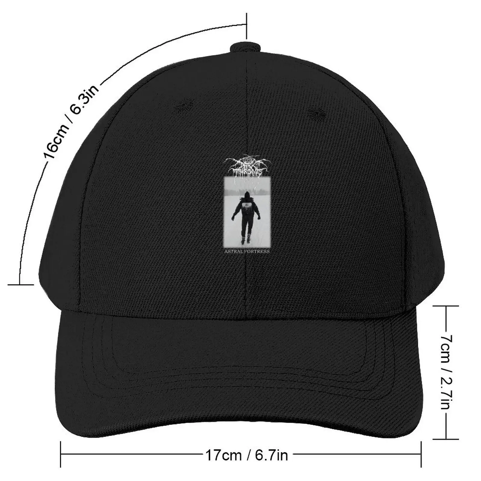 Darkthrone Astral Fortress Black Metal Baseball Cap Designer Hat Wild Ball Hat Bobble Hat Caps Male Women's