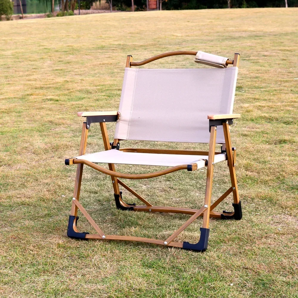 Portable Folding Chair Outdoor Lightweight Camping Chair with Carry Bag, Heavy Duty Steel Frame for Fishing Picnic Travel