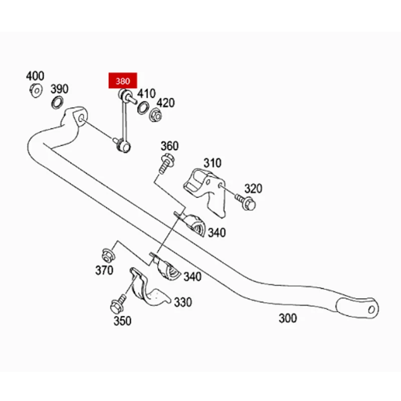 A1643202132 Connecting rod left and right Me rc ed es Be nz F164 F251 ML 280 300 350