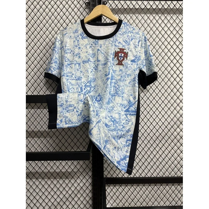 

2025 Portugal Away Retro Men's Football T-shirt, Adult Short Sleeve Top