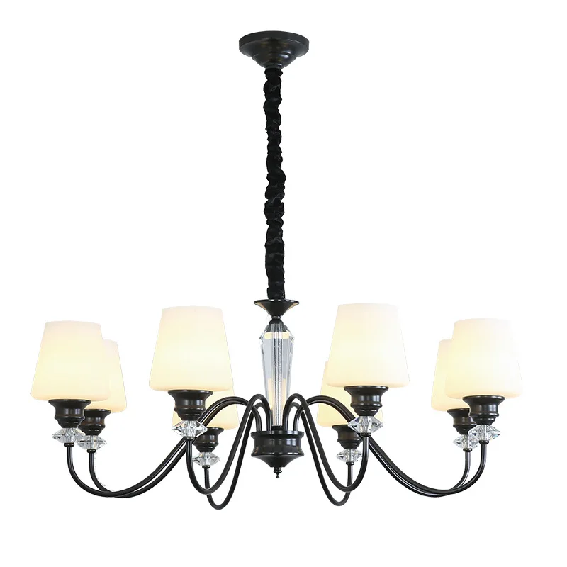 

American chandelier modern simple atmosphere living room dining room new bedroom study