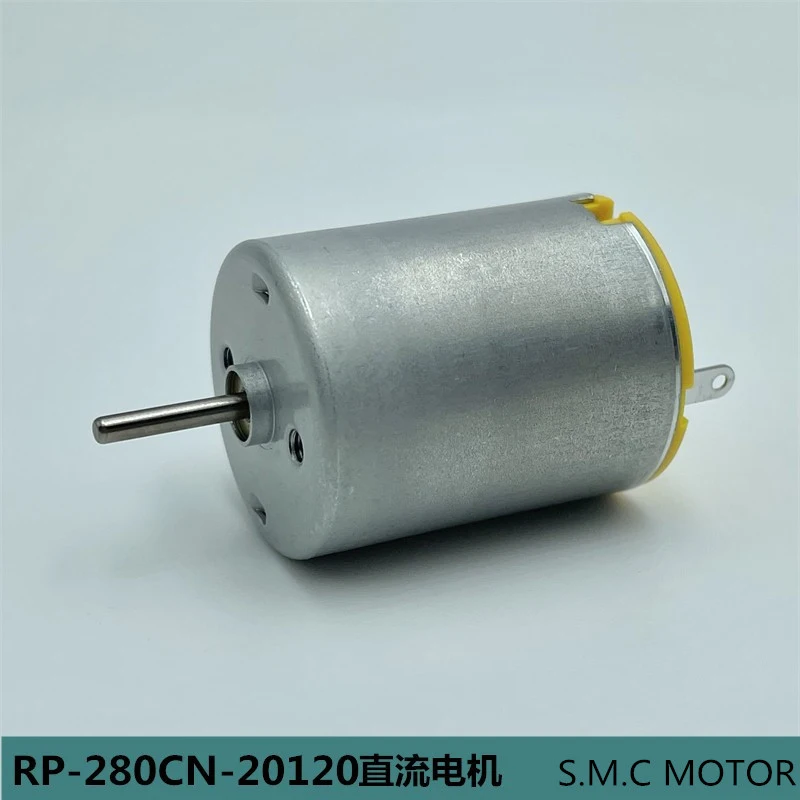 Standard RP-280CN-20120 Mini 24mm Round Motor DC 5V 6V 9V 12V 15600RPM High Speed Carbon Brush Electric Motor DIY Toy Car Boat