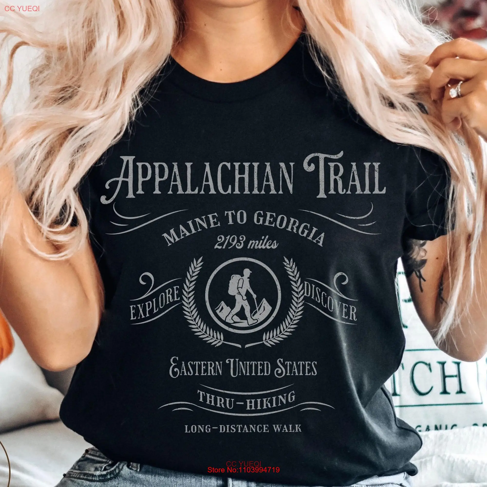 Appalachian Trail T Shirt AT Hiking Soft and Comfortable long or short sleeves