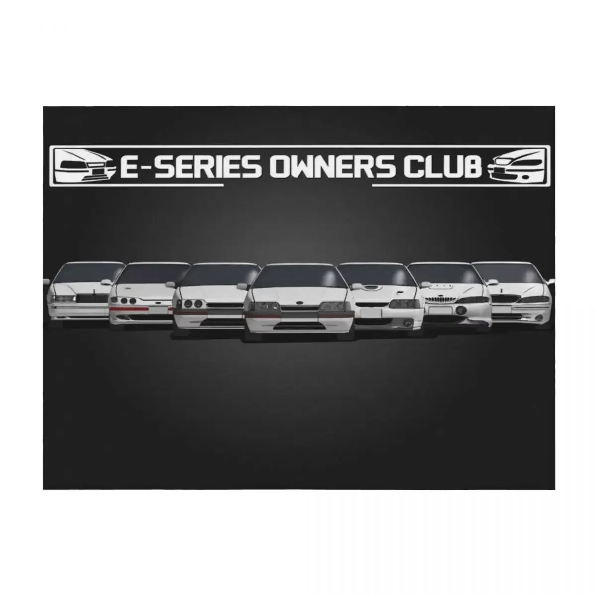 

E-Series Owners Club Throw Blanket Stuffeds Moving Soft Plaid for babies Blankets