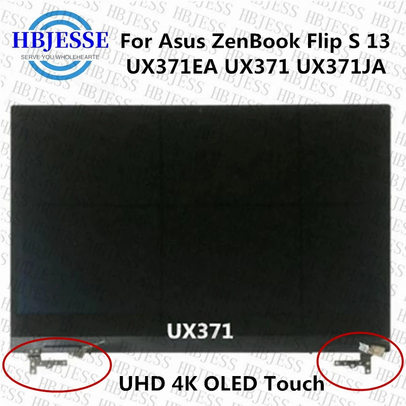 Imagem -01 - Original Novo Painel Oled para Asus Zenbook Flip s 13 Ux371ea Ux371e Ux371 Ux371ja Tela de Toque Assembléia Display Lcd com Capa original novo painel oled para asus zenbook flip s 13 ux371ea ux371e ux371 ux371ja tela de toque assembleia display lcd com capa 01