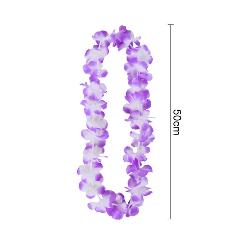 5/10Pc Hawaii Party Leis Flower Wreath ghirlanda collana hawaiana Hawai Floral Wedding Birthday Party Supplies decorazione ghirlanda