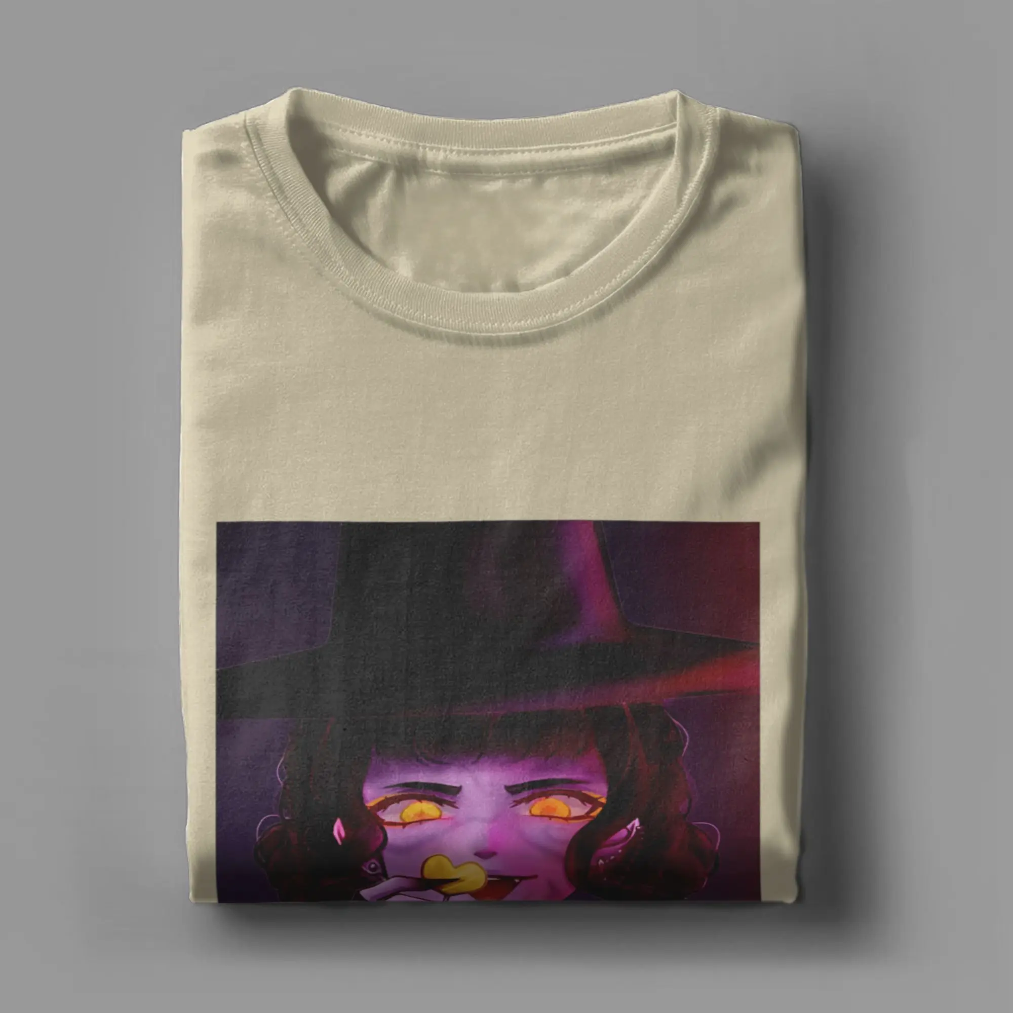 K-pop Demon Hunters Huntrix Zoey Men T Shirt  Leisure Tees Short Sleeve Round Collar T-Shirts Pure Cotton Plus Size Clothing