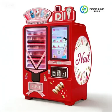 Commercial Self Service Nail Printer Vending Machine 24/7 Automatic Press On Nail Vending Machine for Mall Salon Custom