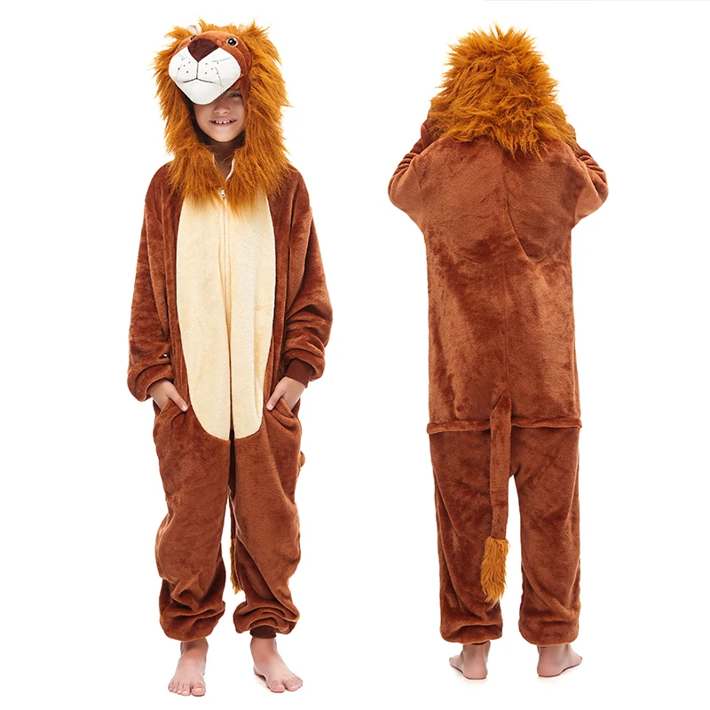 Vliegen Bijpassend Cosplaypak Lion King Halloween Spel Anime Jumpsuit Prestatiekostuum Polyester Materiaal Dames Faion