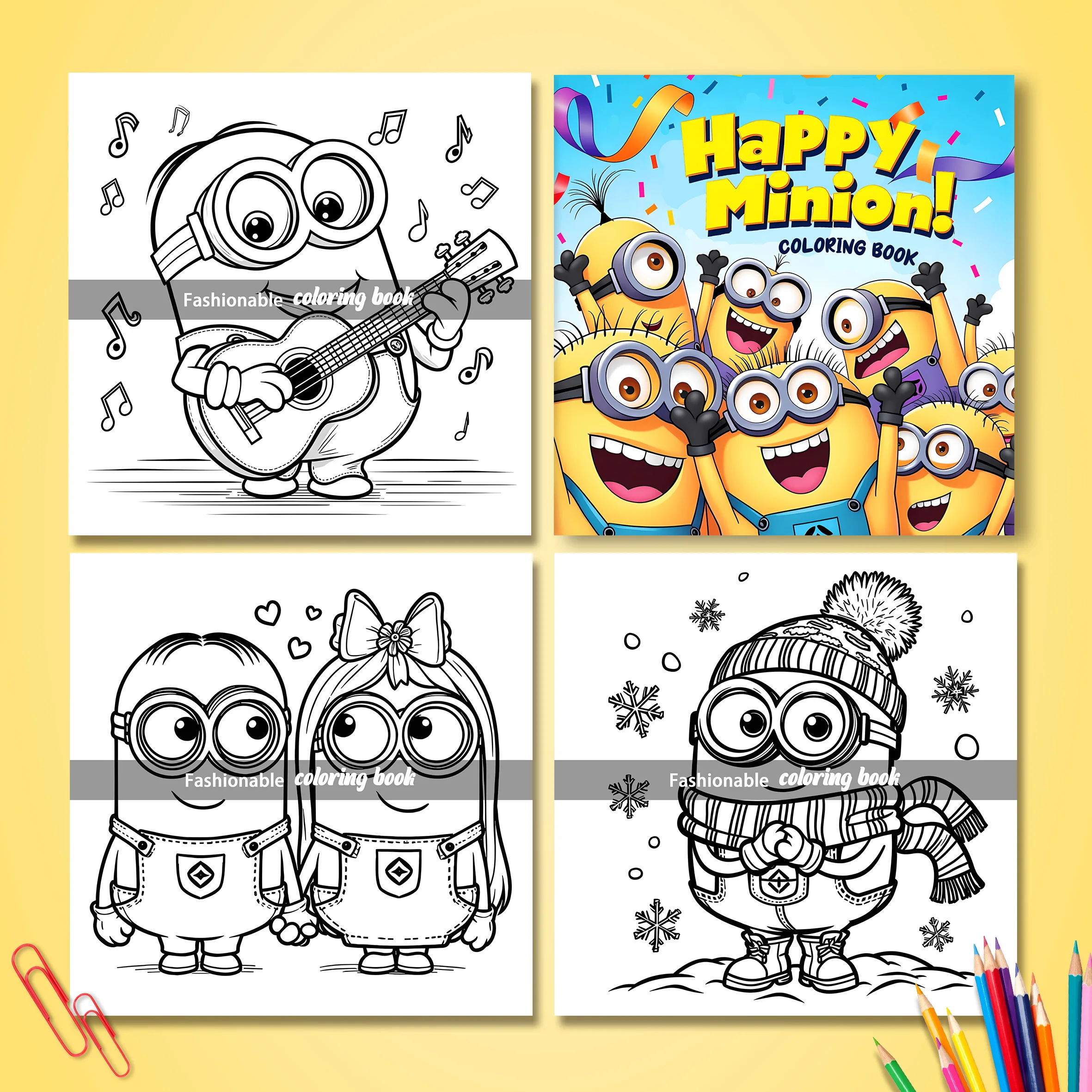 Happy Bold-easy Patterns Coloring Book for Adults Cute Drawing Book Perfect Gift for Party and Birthday