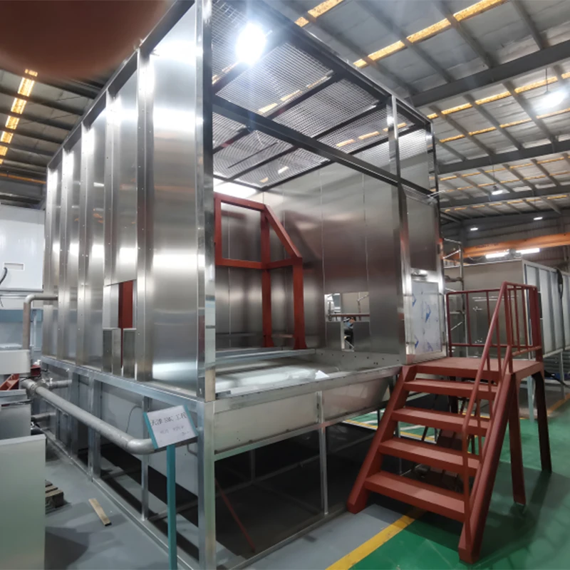 Mesin Pelapis Logam Otomatis Elektrostatik Bersertifikasi ISO9001 yang Hemat Biaya untuk Pagar/Pintu Jendela/Pelapisan Logam