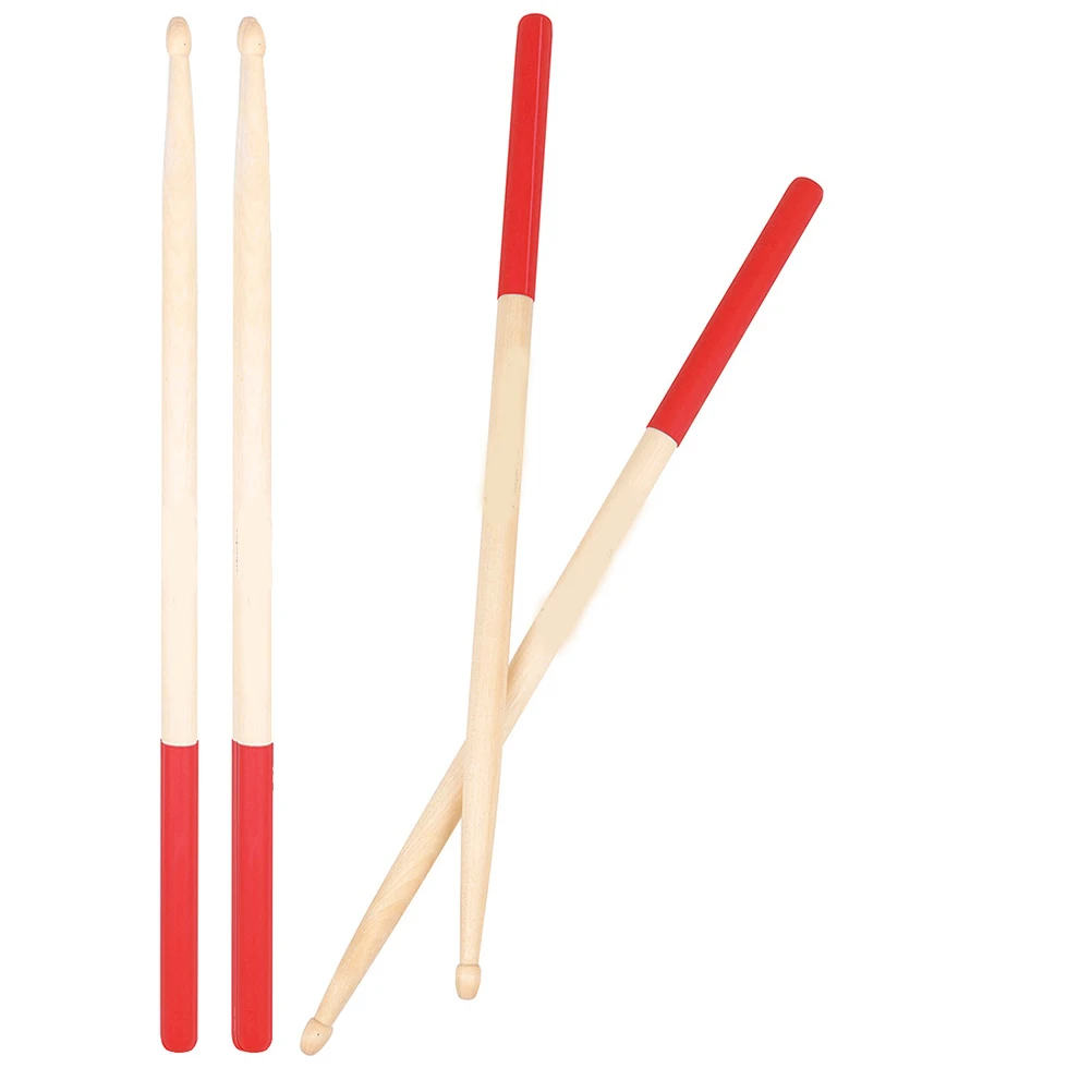 

2 Pairs Drumstick Maple Sticks Child Drumsticks Practice Pad Drumming s Percussion Instrument