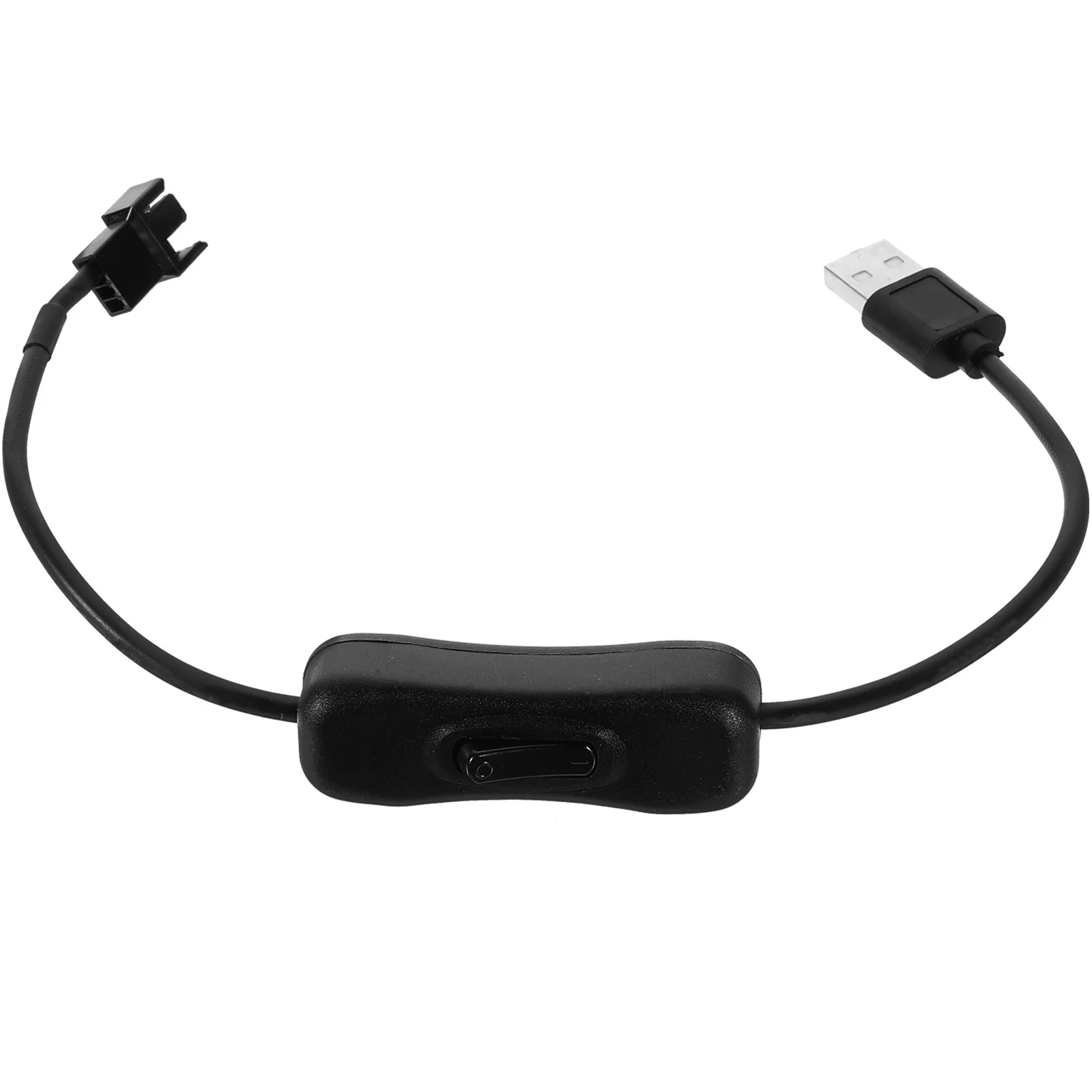 

USB to Cable Fan Adapter Power Cord Pc Case Laptop Desk Fans Connection Stable Signal Transmission Plug and Play Design