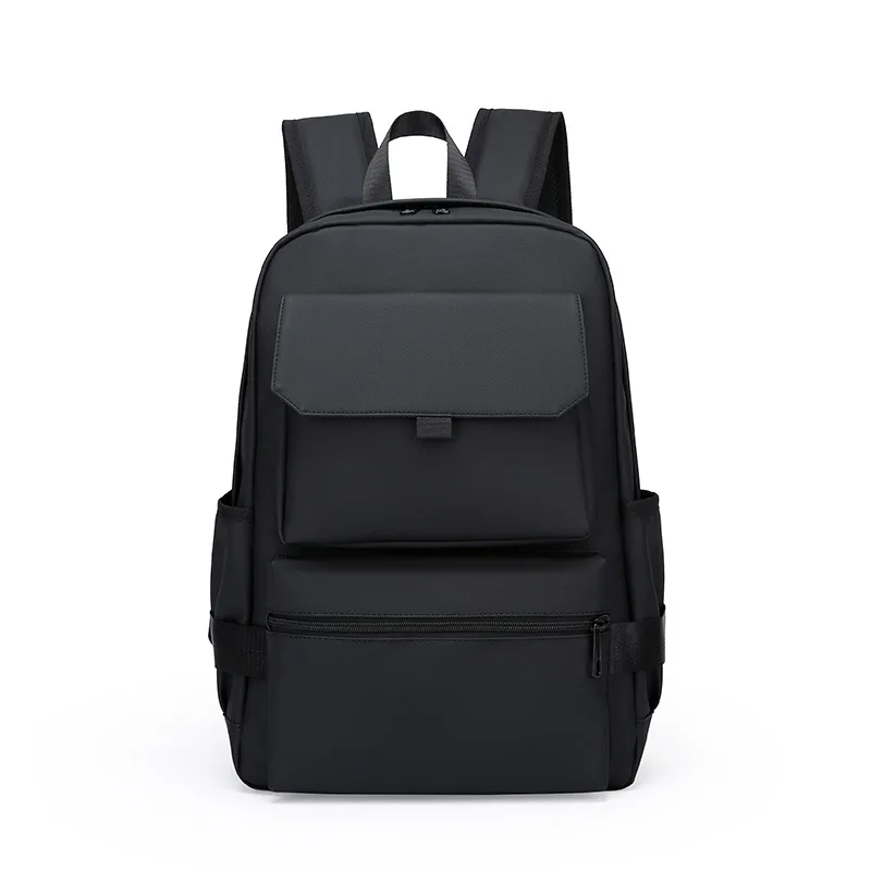 New Model Business Men's Double-shoulder Bag, Large Capacity Casual Student Schoolbag, Multi-functional Fashionable Computer Bag
