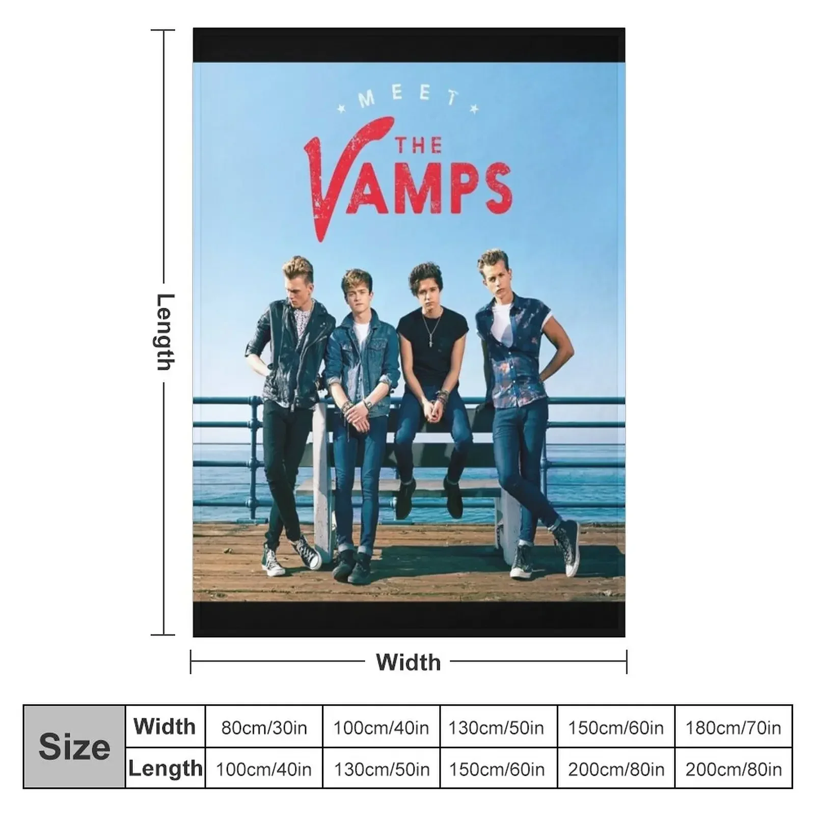 Meet the vamps deluxe version Throw Blanket for sofa Loose Soft Big Blankets