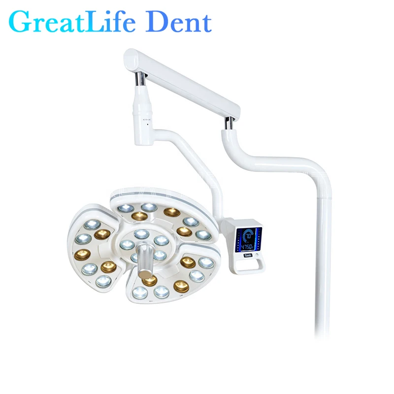 

GreatLife Dent Arm Support Type Dental Medical Shadowless LED Planting Lamp 26 Bulbs For Surgical Operation Implant Equipment