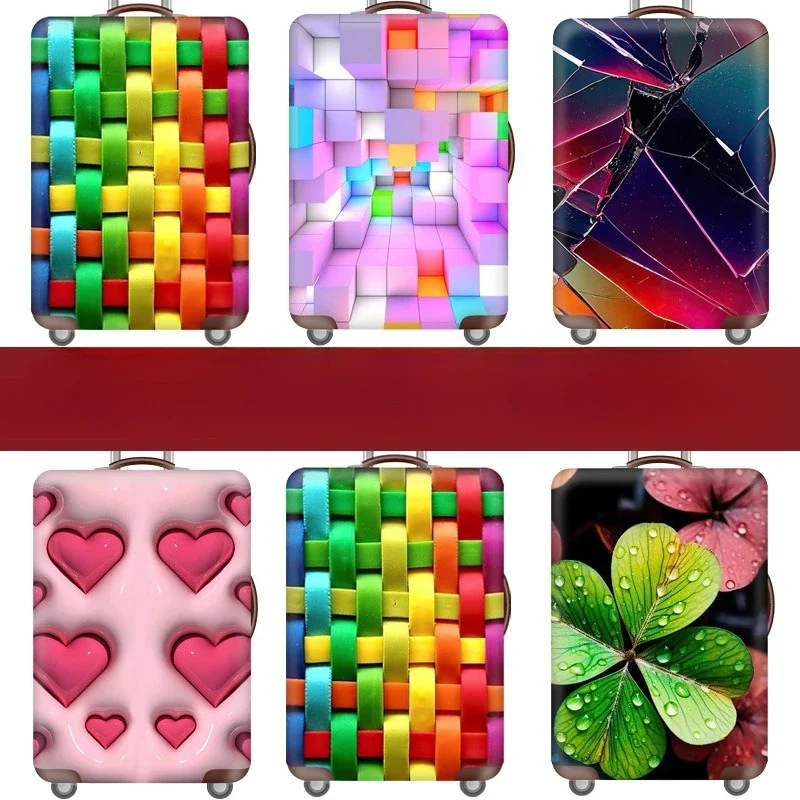 

Защитный чехол для багажа, крышка коробки на тележке, дорожная пылезащитная эластичная сумка, модная защита от царапин при выезде