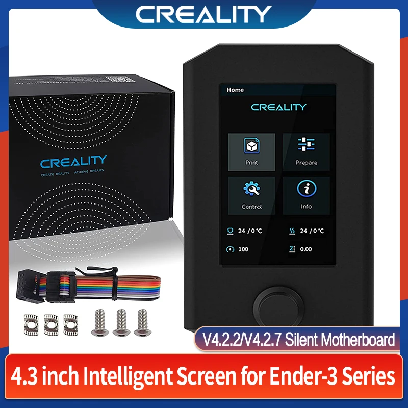 Creality original Ender-3 v2 kit tela inteligente hd tela colorida para Ender-3 v2/Ender-3 pro/ender 3 impressora 3d