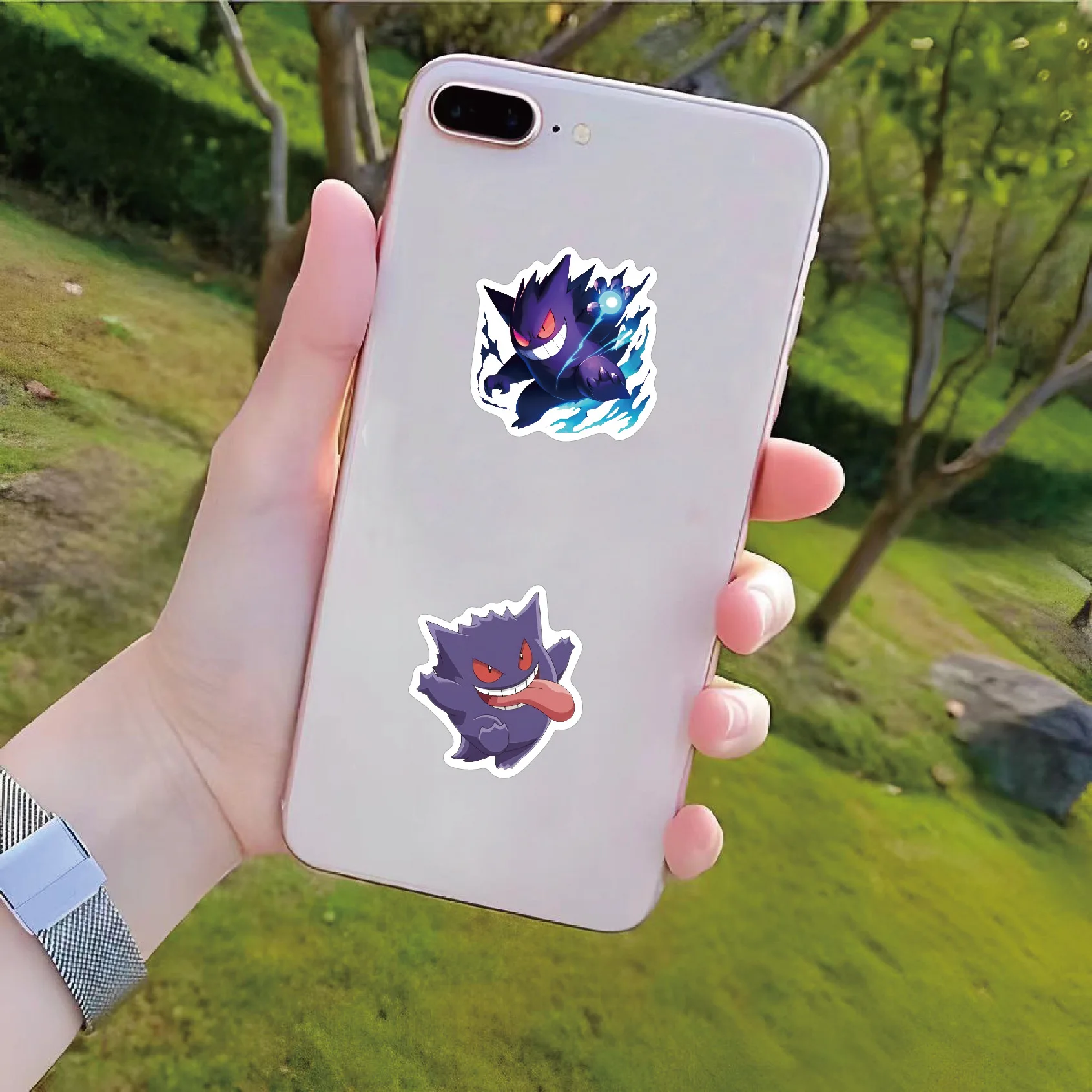 

10/30/50PCS Anime Pokemon Fun Cute Gengar Stickers Creative Decorative Doodle DIY Scrapbook Phone Case Guitar Decal Kids Toy
