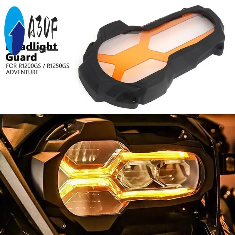 

A30F-Motorcycle Headlight Protector Guard Orange Fluorescent Covers For BMW R1200GS LC Adventuer R1250GS ADVENTUER