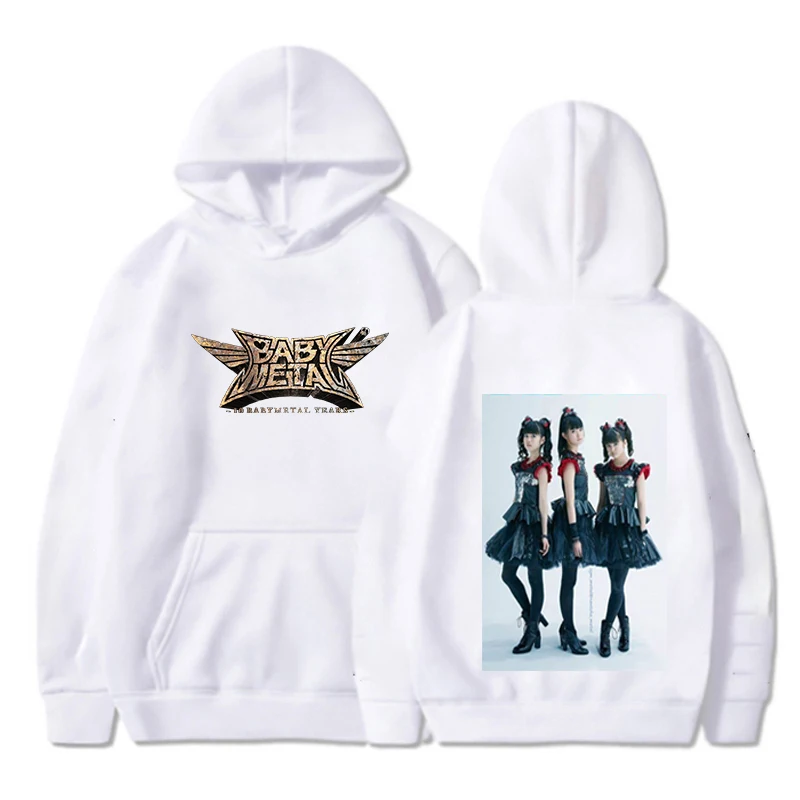 Japan BABYMETAL Steelheart Band Hooded Pullover  Rock Band Men's and Women Gift Hoody Leisure Street  Fashion hoodies