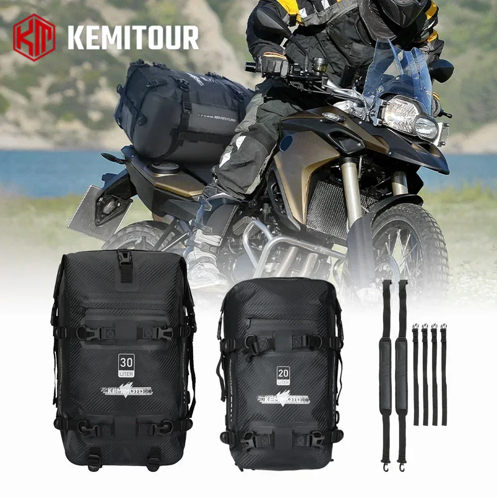 Motorcycle Side Bag Tail Helmet Tool Saddlebag Waterproof For Yamaha Tenere 700 XT XTZ FJR 1300 XSR TW200 Motorcycle Accessories