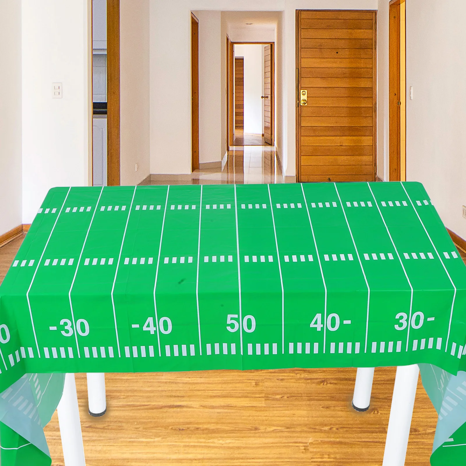 

Party Tablecloth Football Rugby Theme Waterproof PE Material Birthday Accessories Dinner Mats Decorations