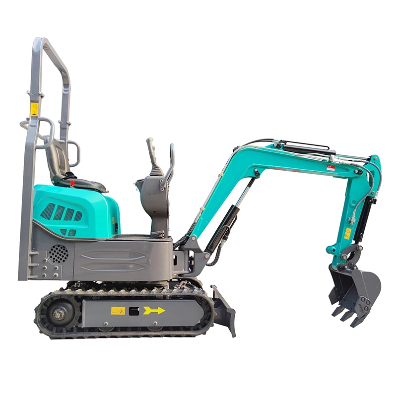 Diesel small excavator engineering diesel hook machine multi-function one ton micro mini hook machine