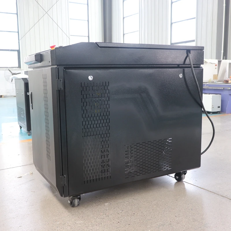 Portable Metal Rust Removal Continous 1000w Fiber Metal Rust Laser Cleaning Machine 1500w 2000w Cleaner Customized Color