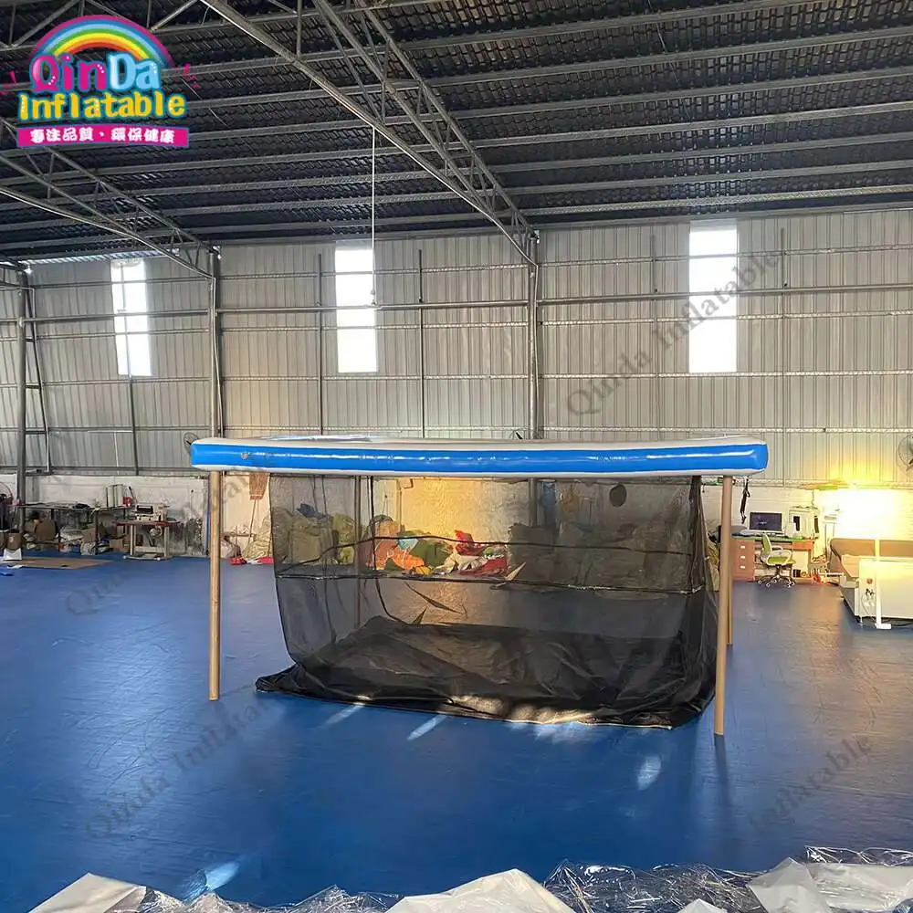 2021 Hot Product Inflatable Water Yacht Pool 5x4m Inflatable Sea Pool For Boat