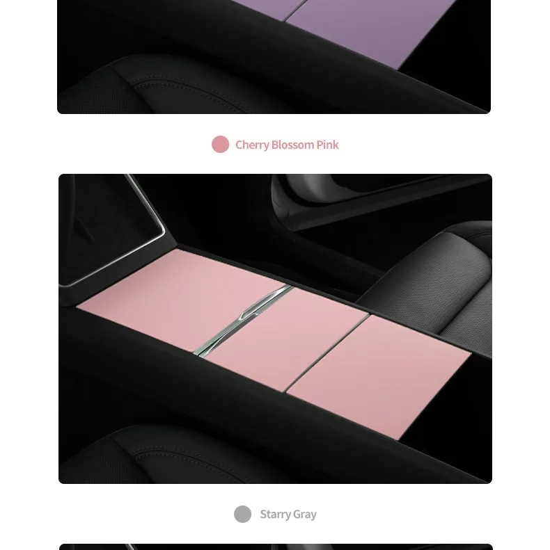 Für Tesla Model Y Juniper Model 3 Highland Mittelkonsole Armlehnenbox Abdeckung Silikon Auto-Innenausstattung Tuning-Zubehör – Detail 15