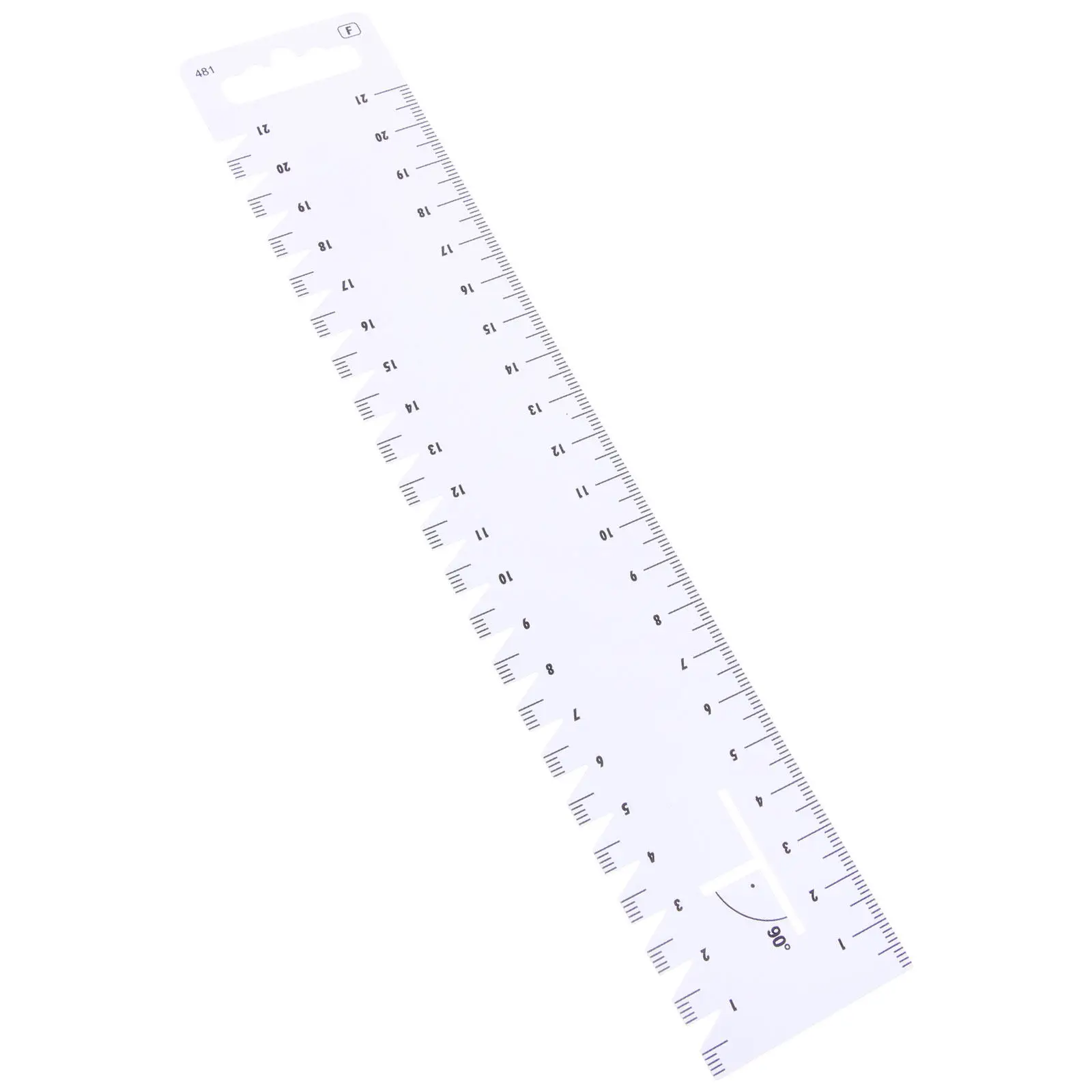 Creative Shape Quilting Ruler for Fabric Cutting Sewing Patterns and Crafts High Durability Non Fade Non Break Ruler for Home