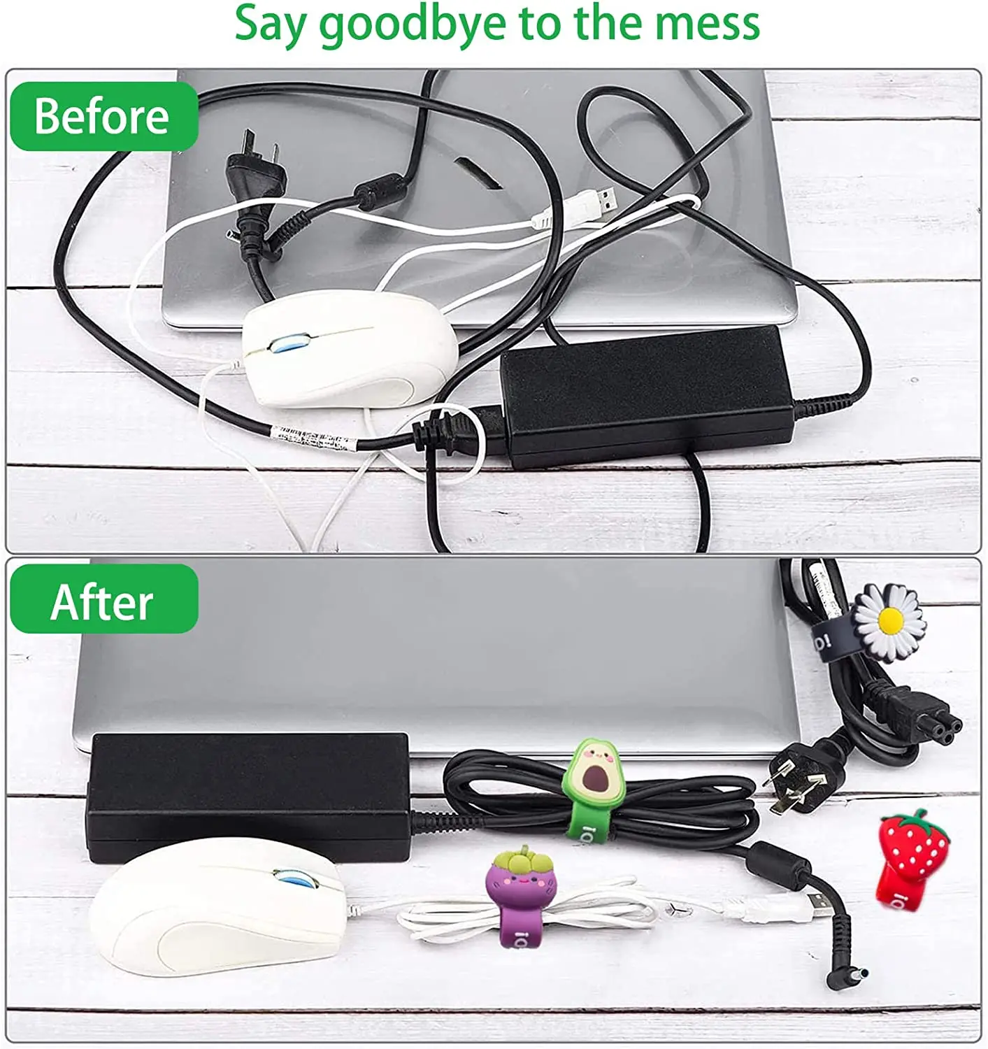 Kreskรณwkowy kabel do transmisji danych, kabel wielokrotnego uลผytku z zaciskami, organizery, Organizer, uchwyt do owijania, paski USB, drut wiฤ
zaลkowy